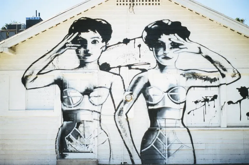 Obra de arte contemporânea (foto ilustrativa)