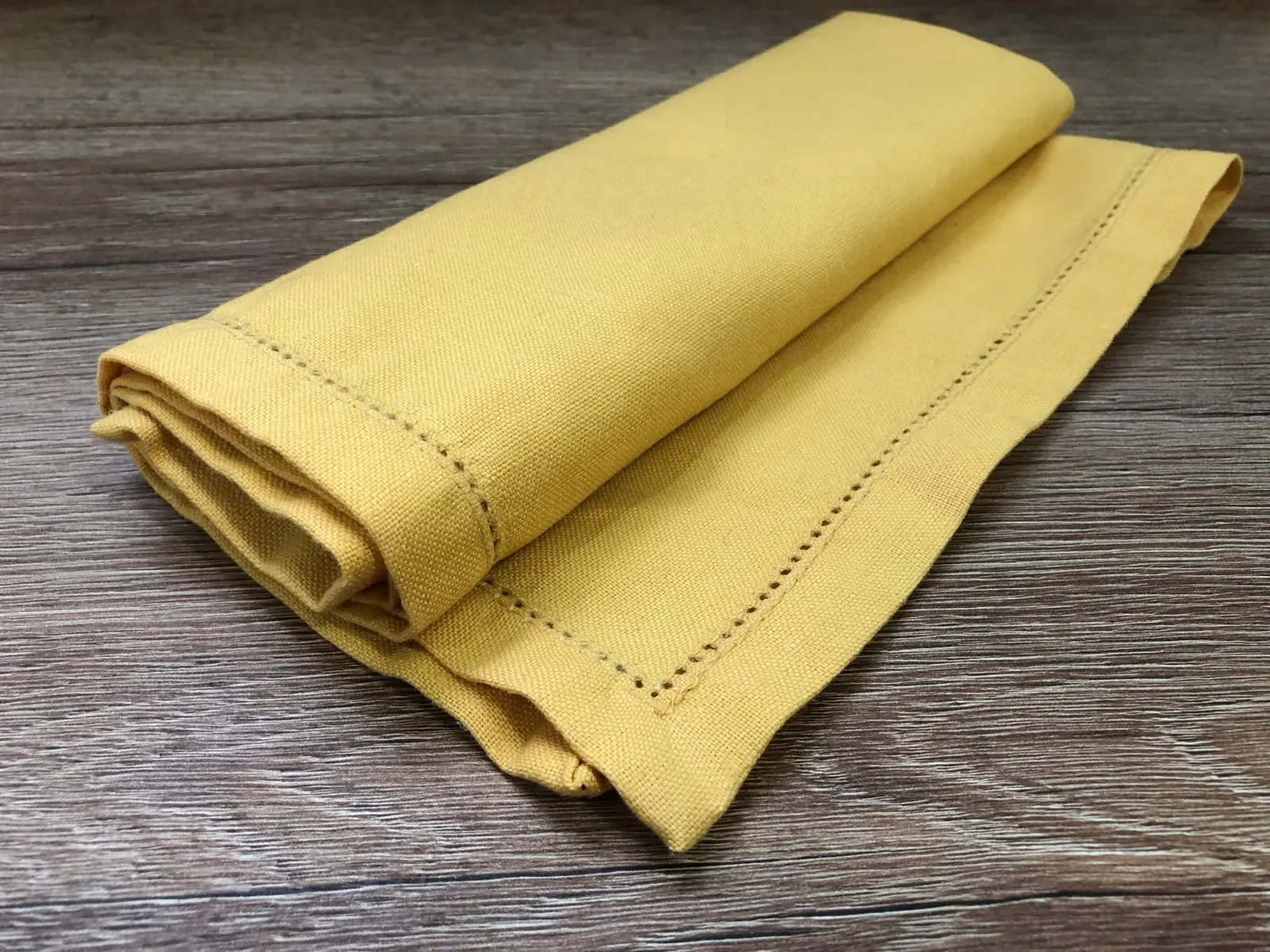 Guardanapo Linho Ajour · Amarelo
