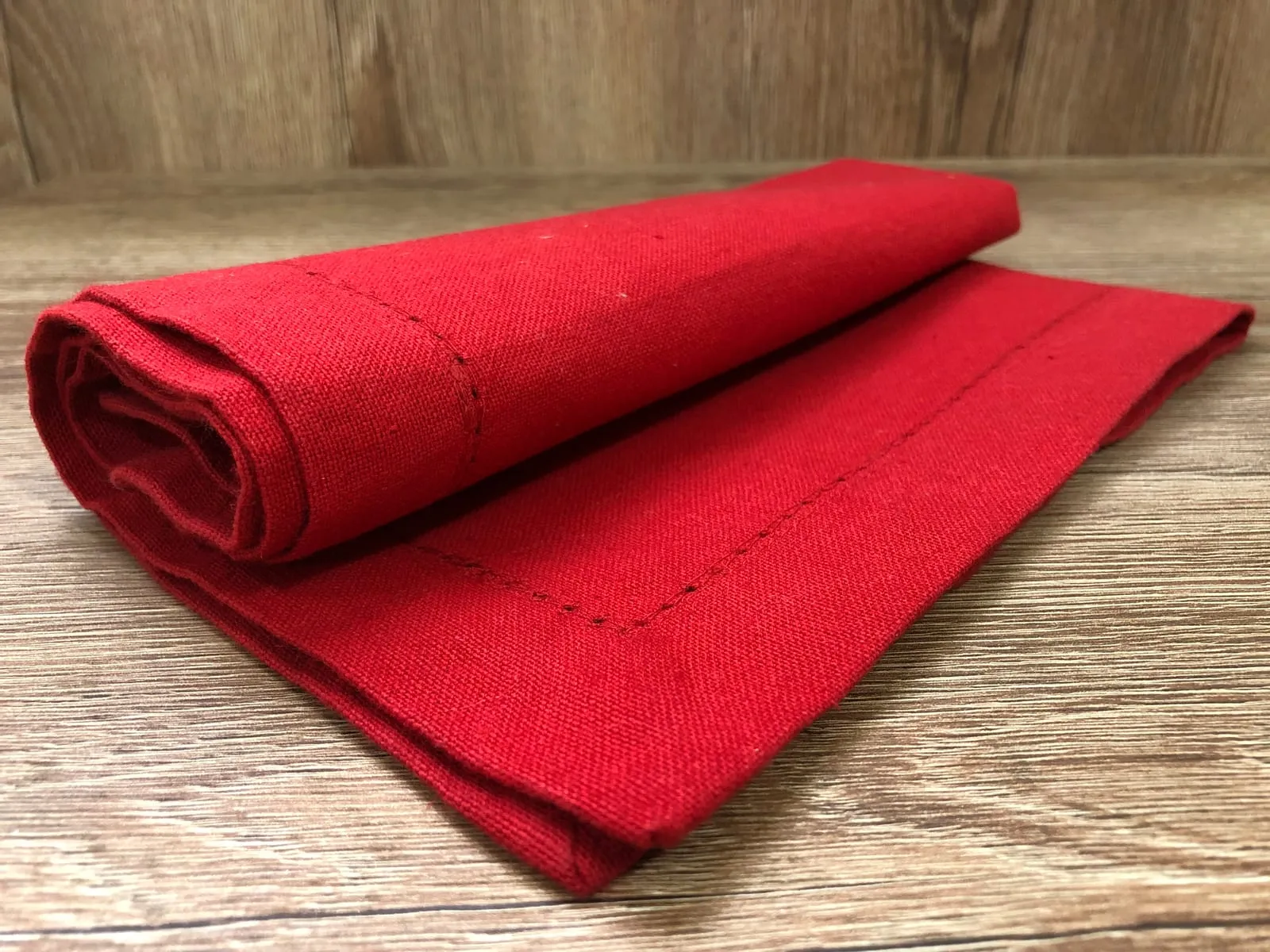 Guardanapo Linho Ajour · Vermelho