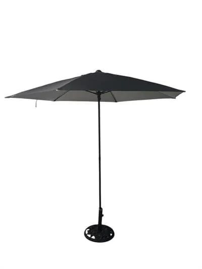 Ombrelone Central · Preto · Preto · Ø 2,40 m