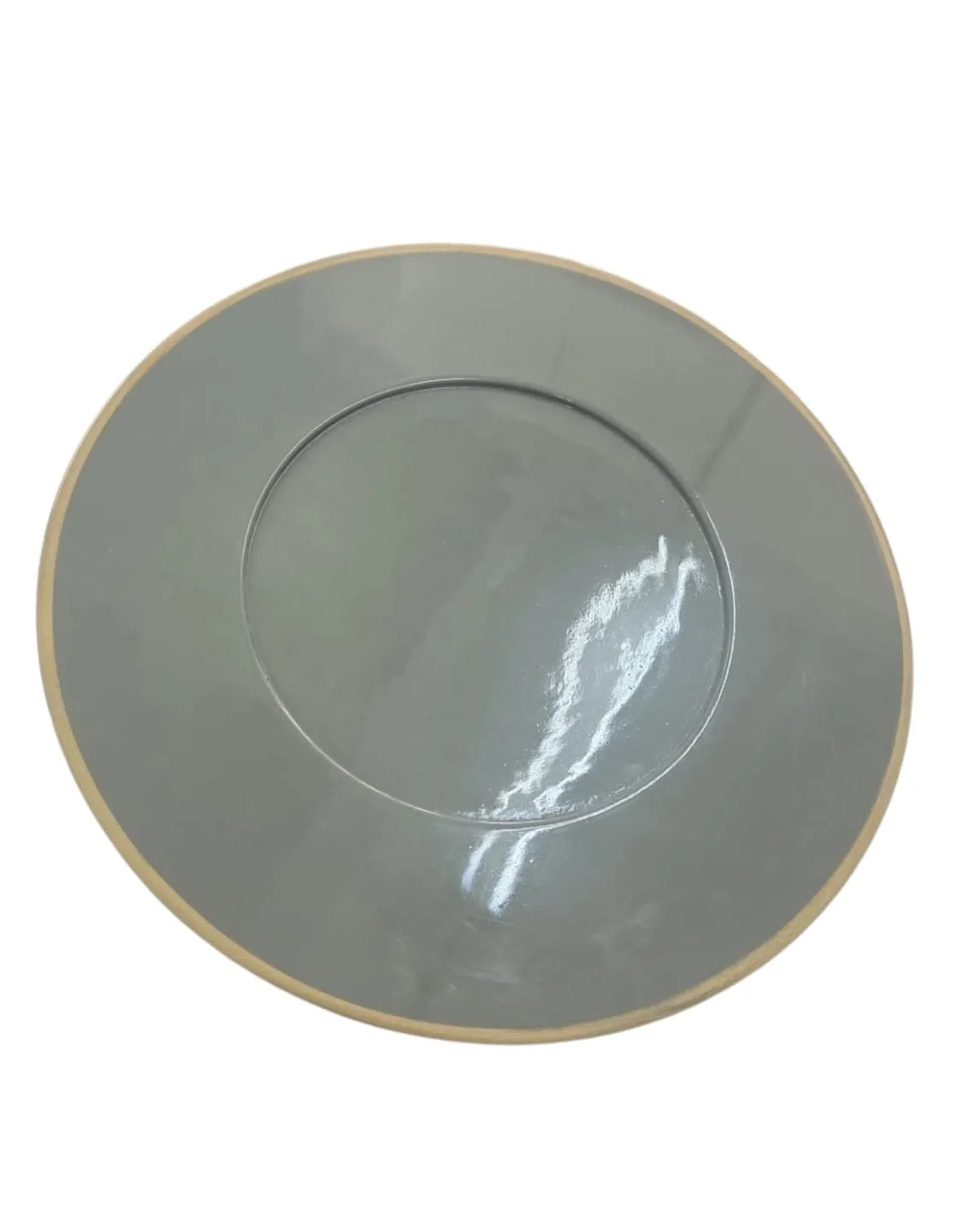 Sousplat Laca Borda · Militar e Dourado