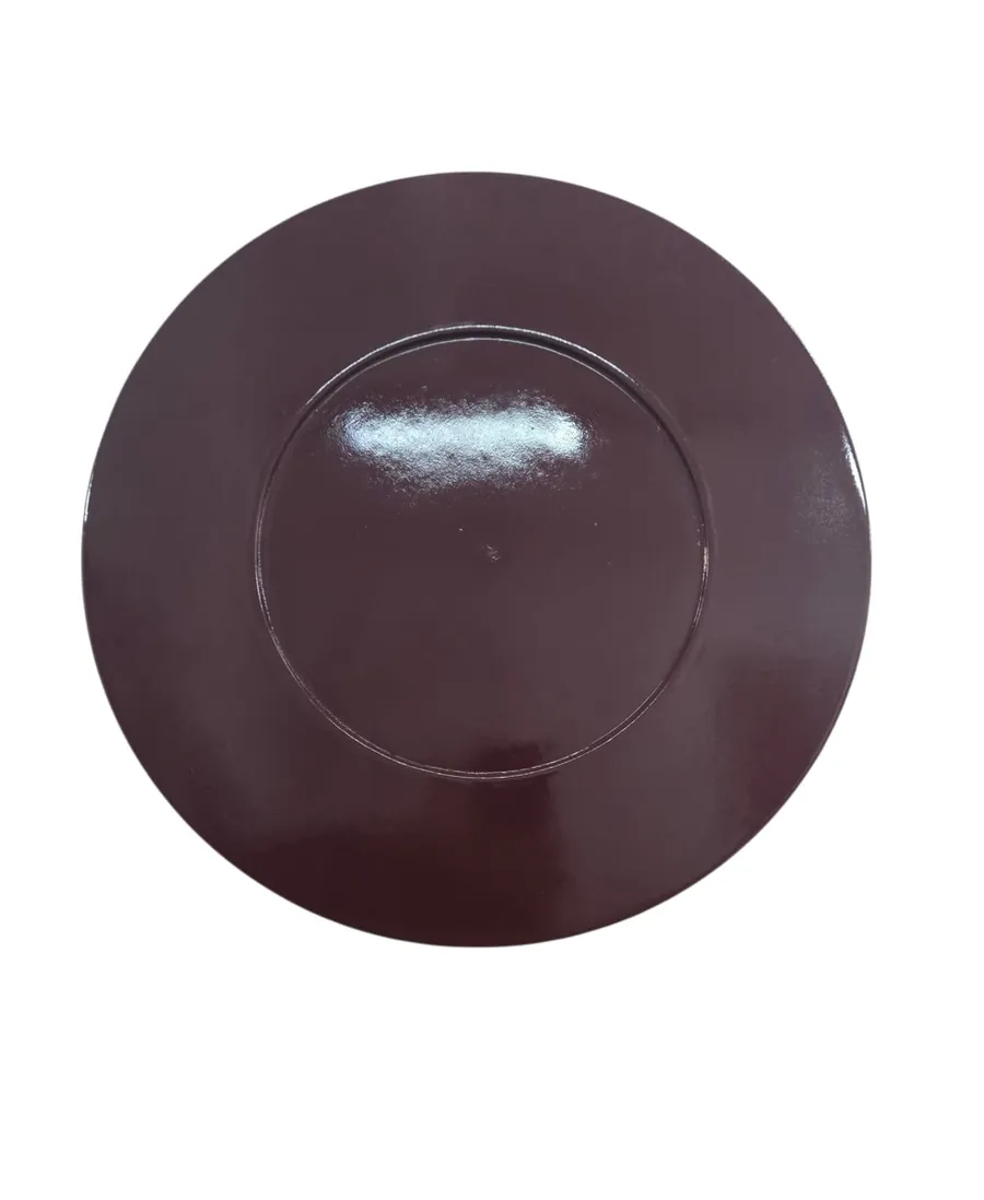Sousplat Laca · Bordô · Bordo