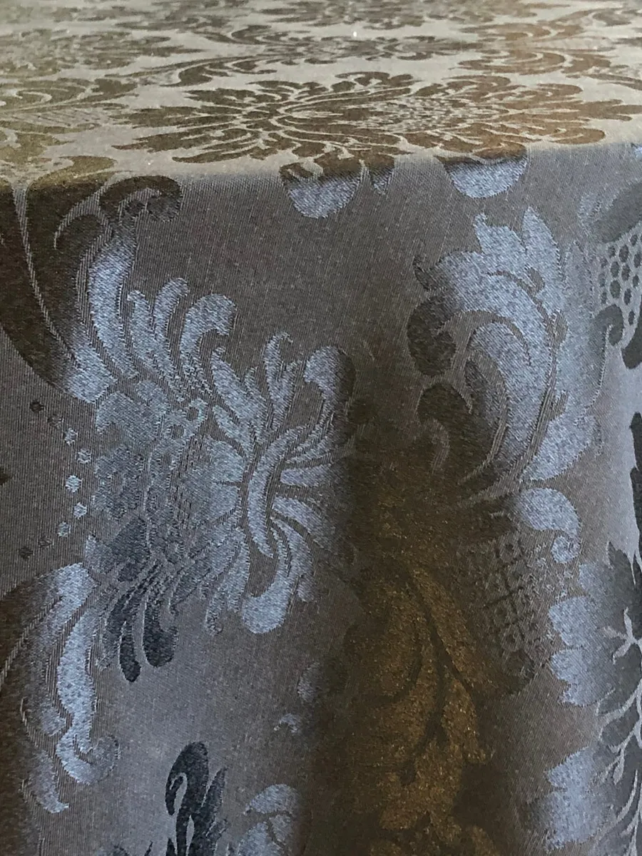 Toalha Adamascado · Preto · Preta · Retangular 2,30 × 3,70 m
