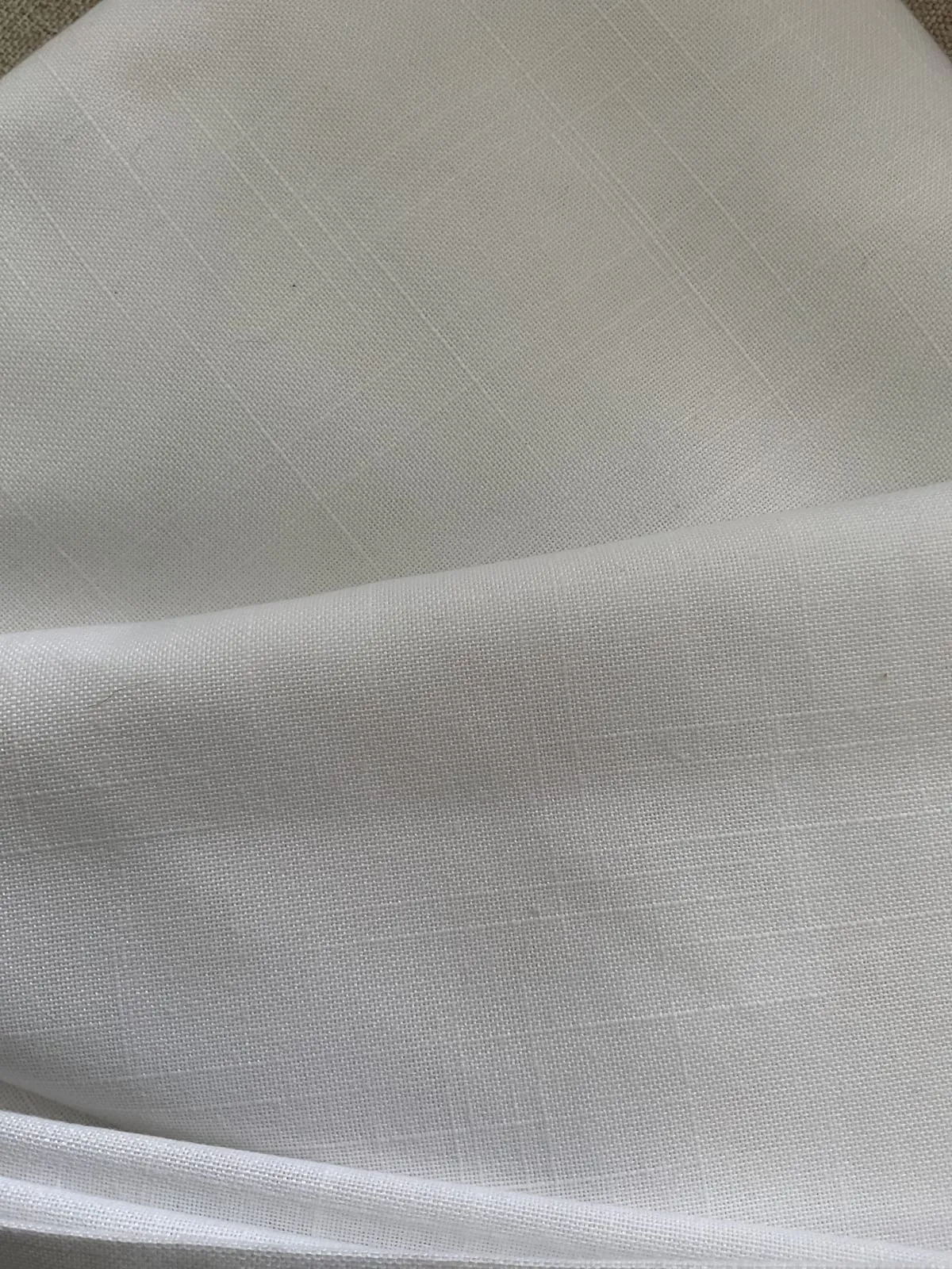 Toalha Cambraia de Linho · Branco