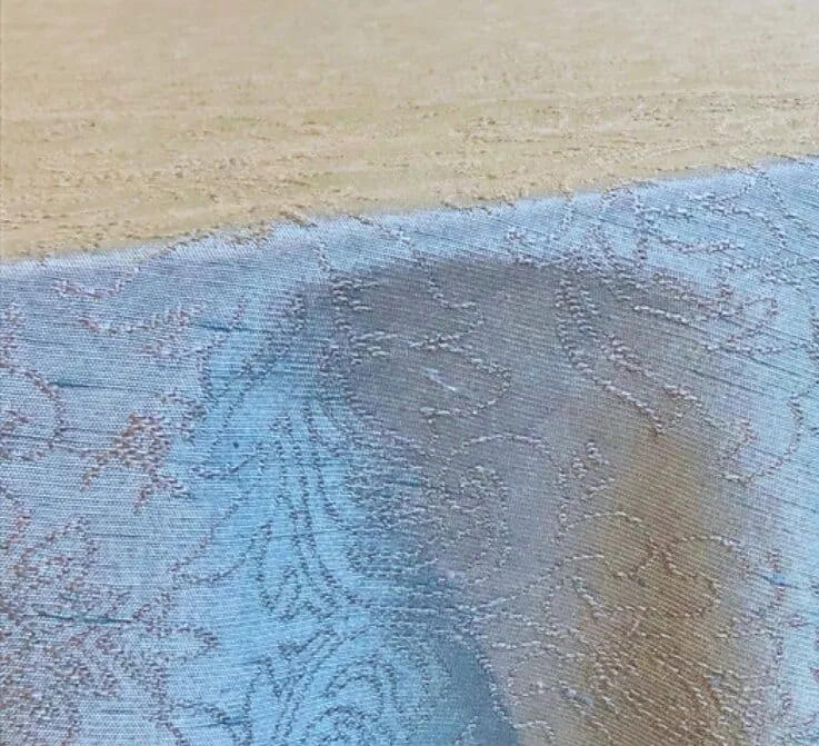Toalha Shantung · Azul · Azul · Ø 3,20 m