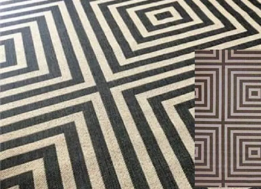 Tapete Sisal Labirinto · 2,00 × 3,00 m